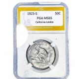 1925-S Jubilee Half Dollar PGA MS65