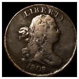 1808/7 Draped Bust Half Cent