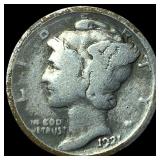 1927 Mercury Dime NICELY CIRCULATED