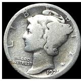 1921 Silver Mercury Dime HIGH GRADE