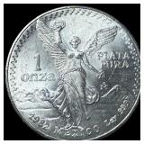 1982 Mexico 1 Onza Silver Libertad SUPERB GEM BU