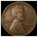 1924-D Lincoln Wheat Cent LIGHTLY CIRCULATED