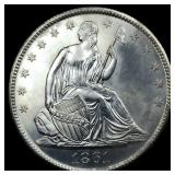 1861-O Seated Liberty Half Dollar