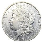 1893-O Morgan Silver Dollar