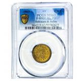 1863 CWT PE Robinson & Ballou PCGS MS63