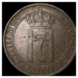 1930 Norway Copper 5 Ore