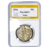 1926 Oregon Trail Half Dollar PGA MS67+