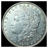 1878 Silver Morgan Dollar CLOSELY UNCIRCULATED