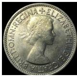1953 Great Britain Silver 1 Florin