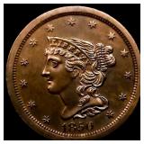 1850 Braided Hair Half Cent