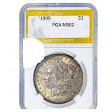 1899 Morgan Silver Dollar PGA MS62