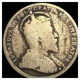 1907 Canada Silver 25 Cents