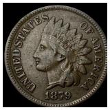 1879 Indian Head Cent NEARLY UNCIRCULATED