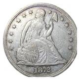 1872 Seated Liberty Dollar