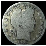 1902 Barber Half Dollar NICELY CIRCULATED