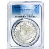 1884-O Morgan Silver Dollar PCGS MS64