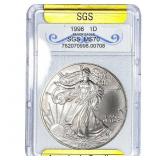 1998 Silver Eagle SGS MS70