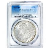 1884-O Morgan Silver Dollar PCGS MS64