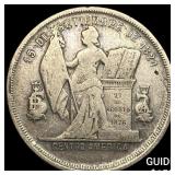 1884 Honduras SIlver 50 Cents
