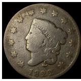 1822 Coronet Head Large Cent NICELY CIRCULATED