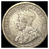 1912 Canada SIlver 5 Cents