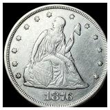 1876 Seated Liberty Twenty Cents NEARLY  UNCIRCUL