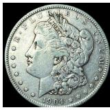 1904 Morgan Silver Dollar NEARLY UNCIRCULATED