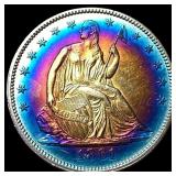 1861 Silver Seated Liberty Half Dollar  UNCIRCULA