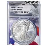 2025 Silver Eagle ANACS MS70