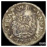 1769JR Bolivia Potosi Silver 1/2 Real