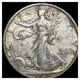 1935-S Silver Walking Liberty Half Dollar CLOSELY