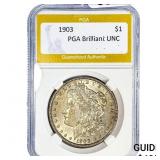 1903 Morgan Silver Dollar PGA Brilliant UNC