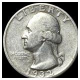 1932-S Washington Silver Quarter LIGHTLY CIRCULATE