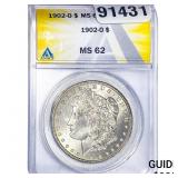 1902-O Morgan Silver Dollar ANACS MS63