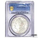 1921-S Morgan Silver Dollar PCGS MS61