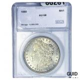 1880 Morgan Silver Dollar SEGS AU58