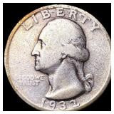 1932 Silver Washington Quarter NICELY CIRCULATED