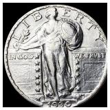 1930 Silver Standing Liberty Quarter CLOSELY  UNC