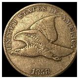 1858 Copper-Nickel Flying Eagle Cent LIGHTLY CIRCU