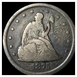 1875-S Silver Twenty Cents NICELY CIRCULATED