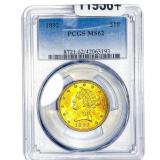 1892 $10 Gold Eagle PCGS MS62