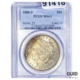 1880-S Morgan Silver Dollar PCGS MS64
