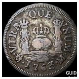 1763 Mexico Silver 1 Real