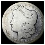 1893-CC Silver Morgan Dollar NICELY CIRCULATED