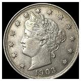 1903 Liberty Head Nickel CLOSELY UNCIRCULATED