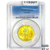 1984-W .4838oz Gold $10- Olympic PCGS MS69