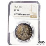 1829 Capped Bust Half Dollar NGC XF45