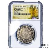 (1590-92) England Silver Shilling Elizabeth I NGC