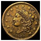 1838 Coronet Head Large Cent LIGHTLY  CIRCULATED