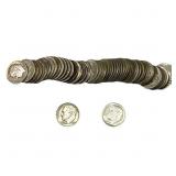 [50 Coins] Mixed Dates Roosevelt Dime